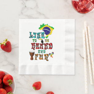 Like To Be Heard And Fun Napkin