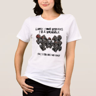 Like Two Pieces of a Puzzle Tri-Blend Shirt