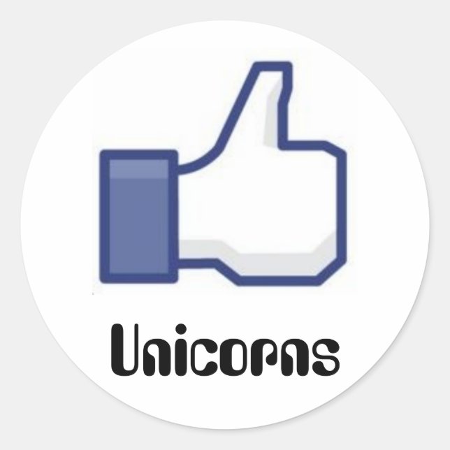 Like Unicorns Sticker (Front)