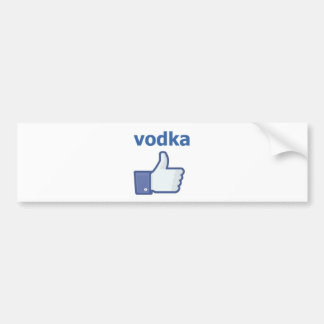 LIKE vodka Bumper Sticker