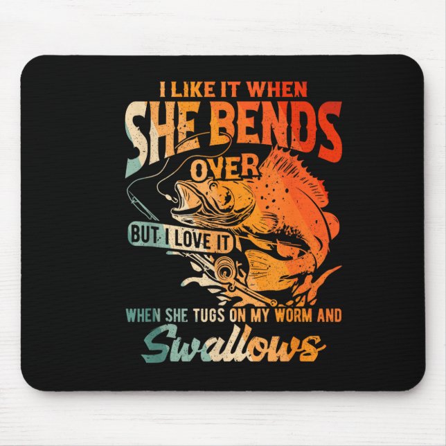 Like when bends over but love when tugs on mouse mat (Front)