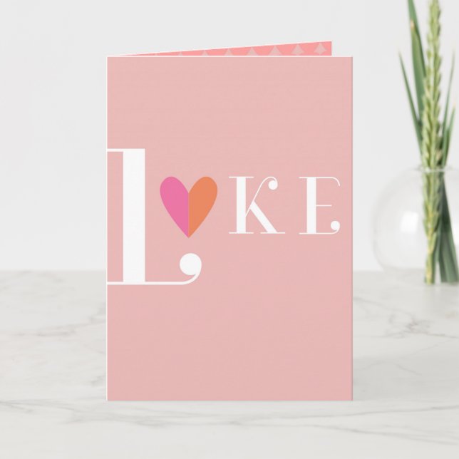 Like You Holiday Card (Front)