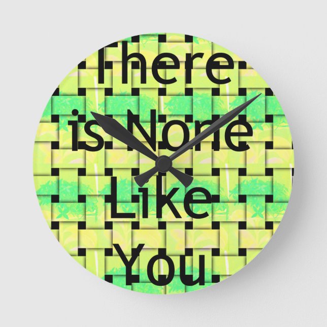 Like You.png Round Clock (Front)