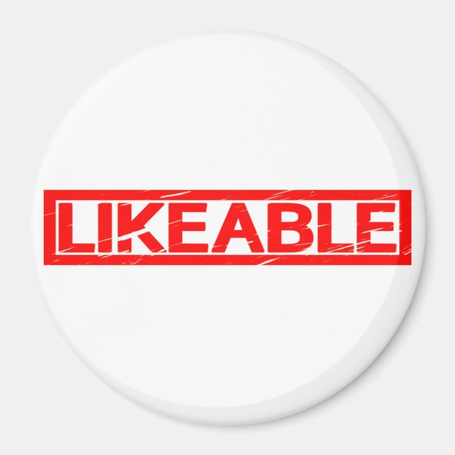 Likeable Stamp Magnet (Front)