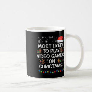 Likely Play Video Games Christmas Xmas Family Boys Coffee Mug