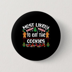 Likely To Hate This Xmas Pyjamas Family Christmas 6 Cm Round Badge