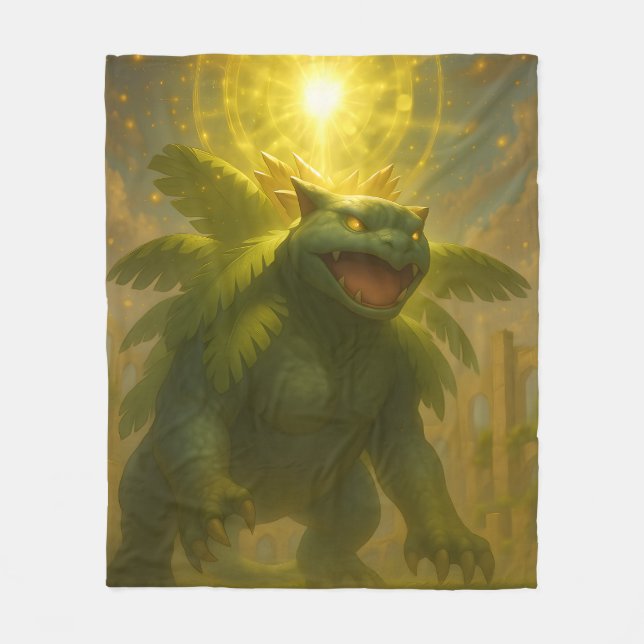 likevenusaur fleece blanket (Front)
