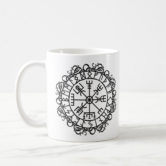  Liking Rune Compass Mug (Left)