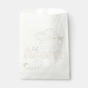 Lil Acorn Sketch Baby Shower Favour Bags