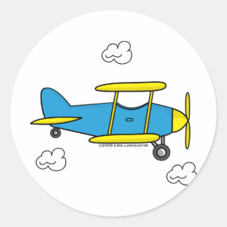 Lil Aeroplane Classic Round Sticker