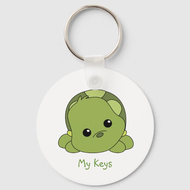 Lil Baby Turtle Key Ring (Front)