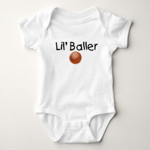 Lil Baller Basketball Baby Bodysuit