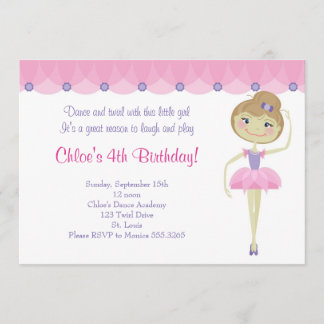 Lil Ballerina Invitations