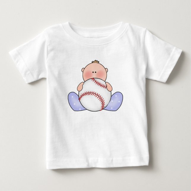 Lil Baseball Baby Boy T-Shirt (Front)