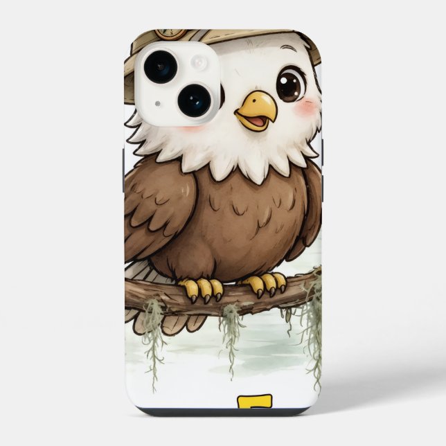 Lil' Bayou Explorers Eagle iPhone 14 Case (Back)