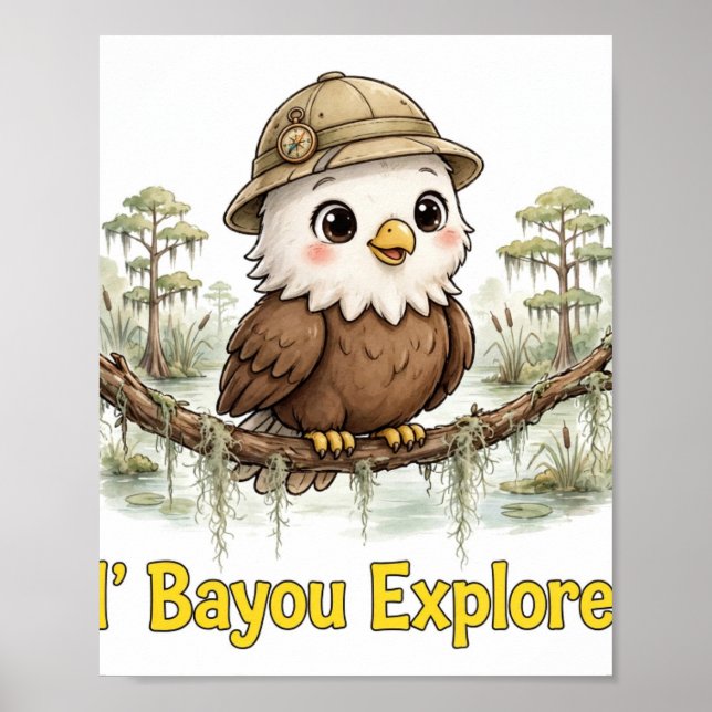 Lil' Bayou Explorers Eagle Poster (Front)