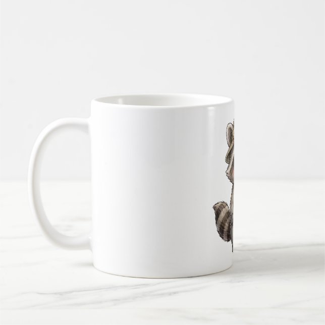 Lil' Bayou Explorers Racoon Mug (Left)