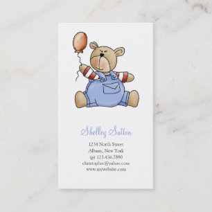 Lil' Bears · Baby Boy Balloon Business Card