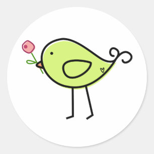Lil' Birdie Classic Round Sticker