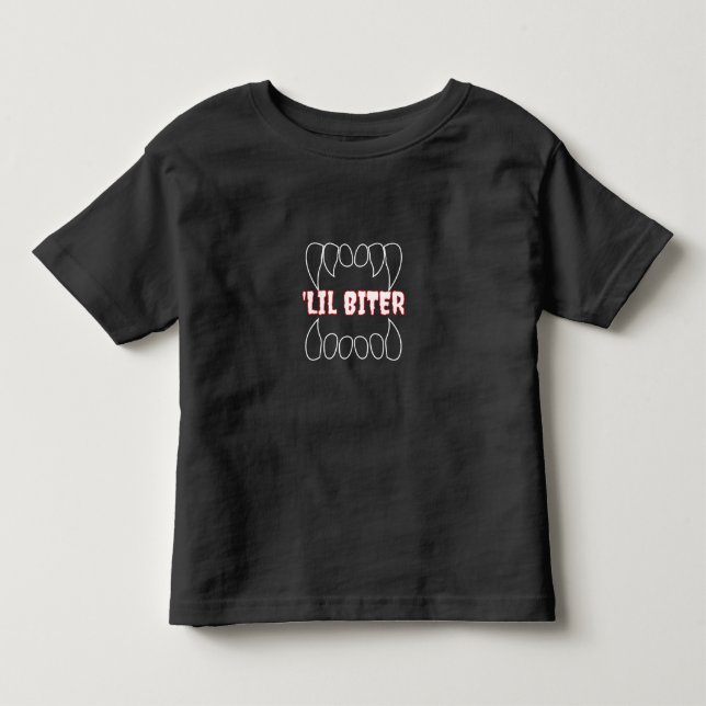 'Lil Biter Halloween  Toddler T-Shirt (Front)
