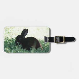 Lil Black Bunny Luggage Tag