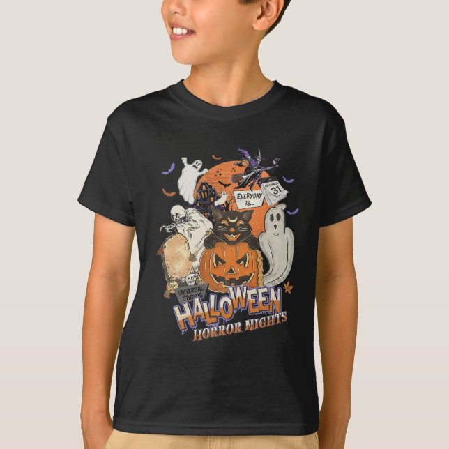 Lil Boo Halloween Horror Nights Every Is October 3 T-Shirt (Front)