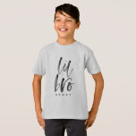 lil bro T-Shirt<br><div class="desc">Lil bro  little brother t-shirt. Modern watercolor effect little brother t-shirt. Great gift for baby showers. Sized to fit kids and adults as you're never too old to show you love being a little brother! Great birthday or Christmas gift for your little brother. Part of a collection.</div>