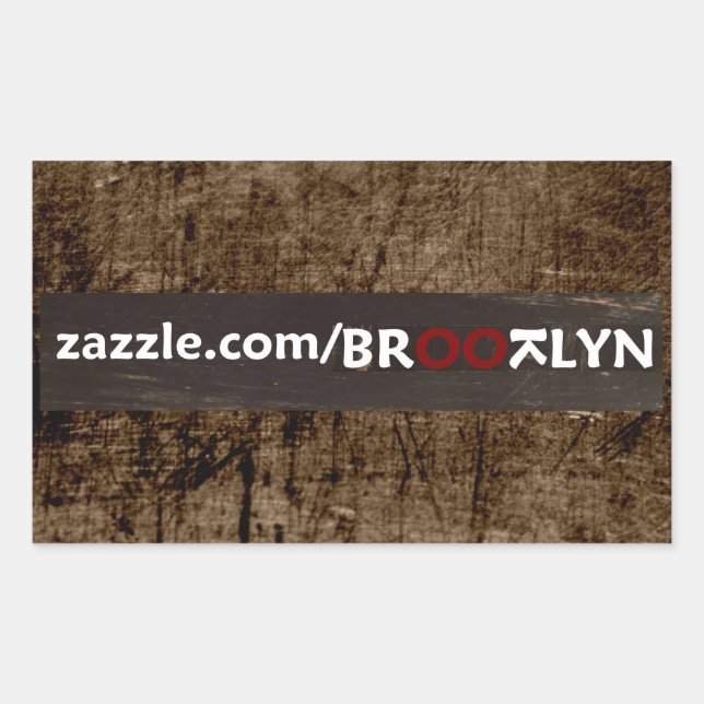 lil' BROOTLYN store - IT IS WHAT IT ISN'T Rectangular Sticker (Front)