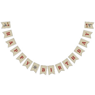 Lil' Buckaroo (blonde hair) Bunting