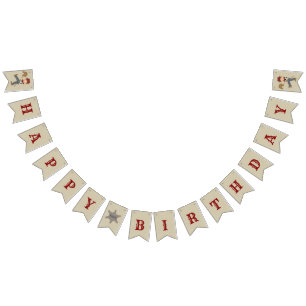 Lil' Buckaroo (brown hair) Bunting