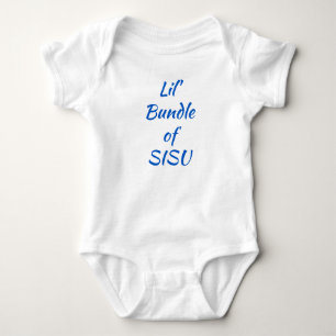 Lil' Bundle of SISU Finnish Baby One-Piece Bodysuit
