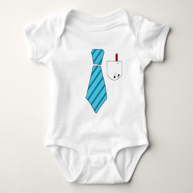 Li'l Businessman Baby Bodysuit (Front)