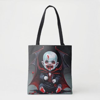 Lil' Carnivores Vampire Baby Tote Bag