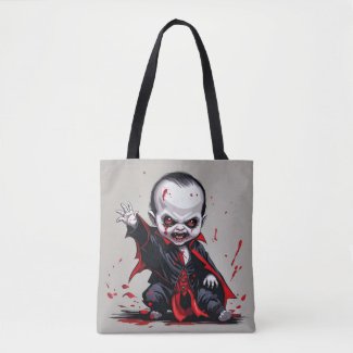 Lil' Carnivores Vampire Baby Tote Bag