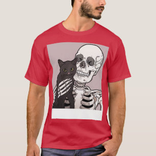 Lil cat friend with background T-Shirt