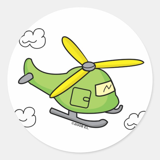 Lil Chopper Classic Round Sticker (Front)