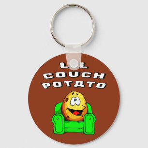 Lil Couch Potato Key Ring