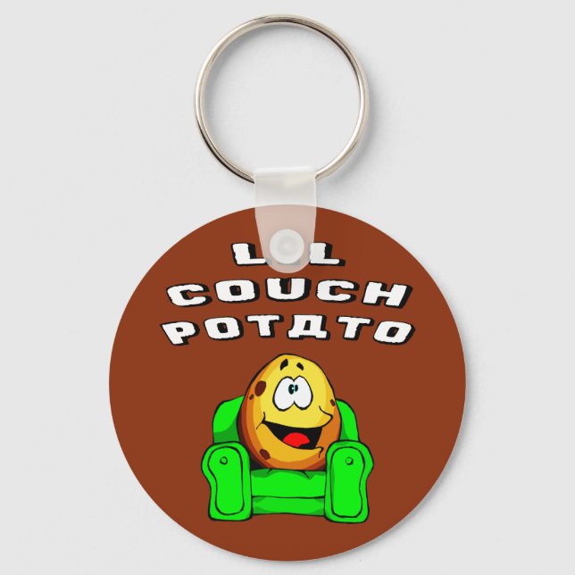 Lil Couch Potato Key Ring (Front)