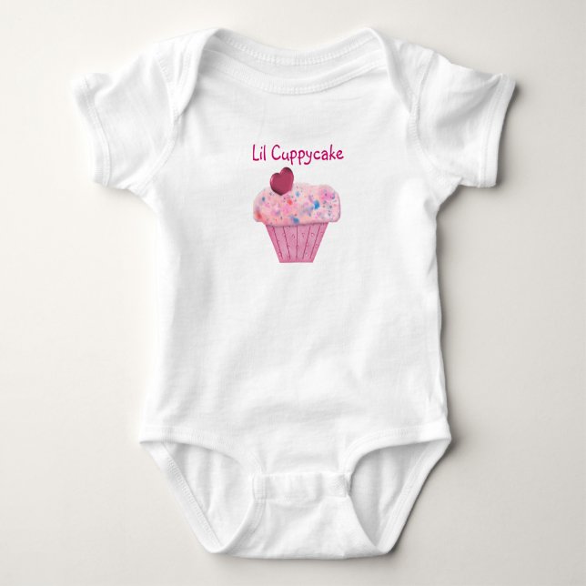 Lil Cuppycake Pink Cupcake Shirt (Front)