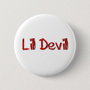 Lil Devil 6 Cm Round Badge