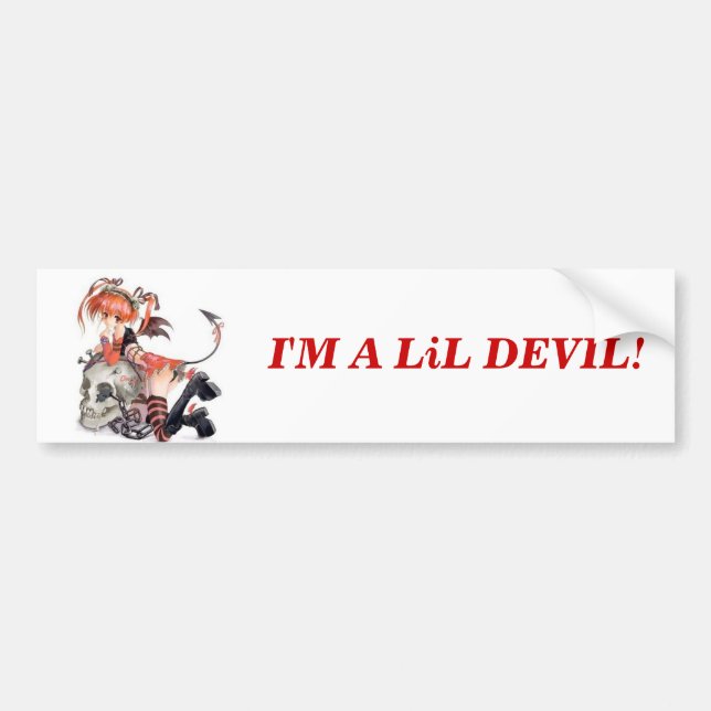 Lil Devil! - Bumper Sticker (Front)