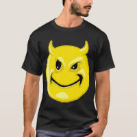Lil devil face shirt.