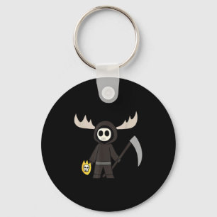 Lil Doom Moose - Funny Reaper Cartoon Key Ring
