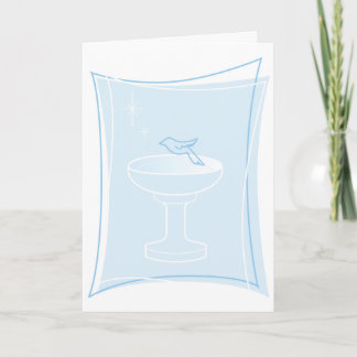 Lil' Dove Baptism invitation (Boy)