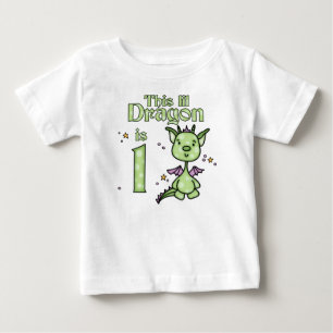 Lil Dragon 1st Birthday Baby T-Shirt