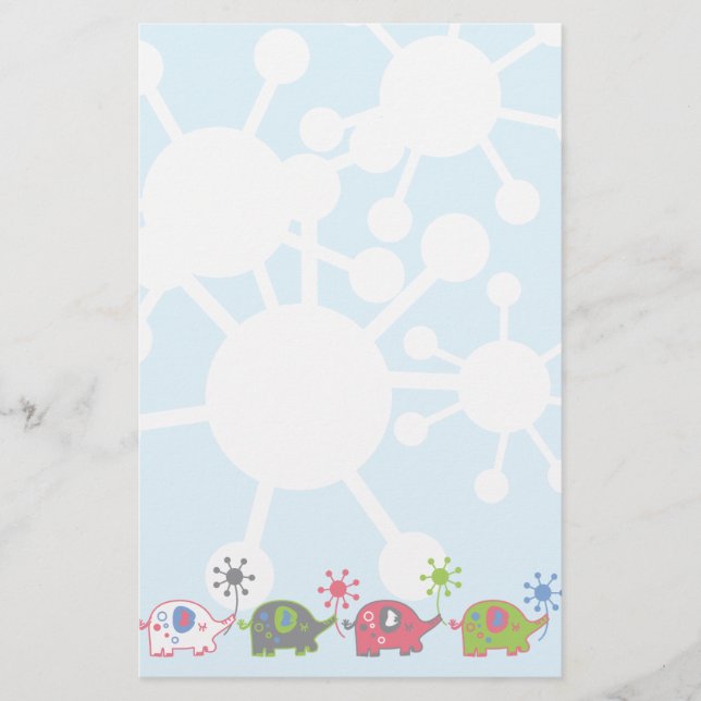 Lil' Elephants Stationery (Front)