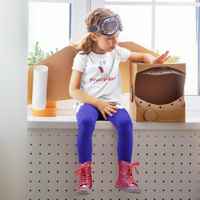 Lil' Firecracker 4th Of July Toddler T-Shirt (Creator Uploaded)