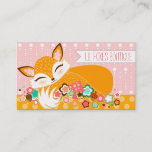 Lil Foxie Cub - Cute Custom Business Cards