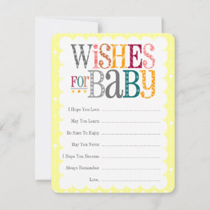 Lil Foxie Cub - "Wishes For Baby" Card