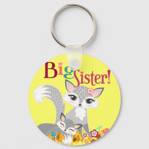 Lil Foxies Big Sister Keychain